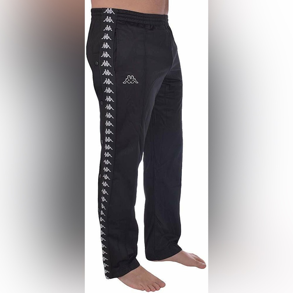 KappaSlim Fit Stretch Elastic Waistband Athletic Track Pants